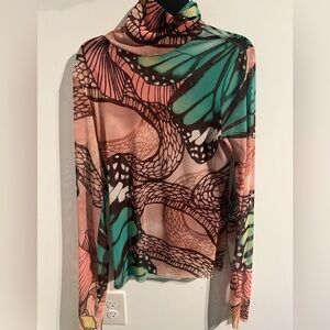 AFRM Zadie Top | Butterfly Print | Large